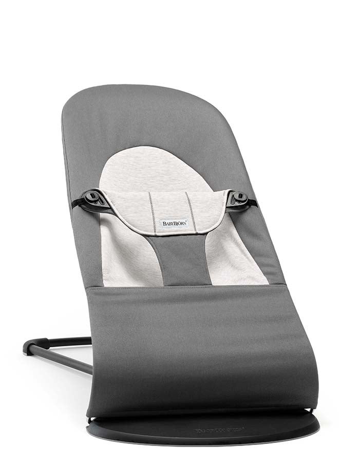 BABYBJORN Bouncer Balance Soft, Woven/Jersey, Dark grey/Grey - Image 1